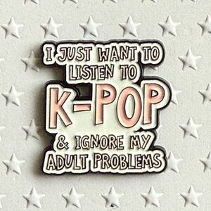 K-Pop Themed Enamel Pin